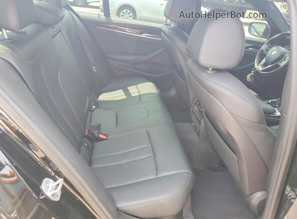 WBAJA7C35HG458598 2017 BMW 5 SERIES Black Vista de los asientos traseros