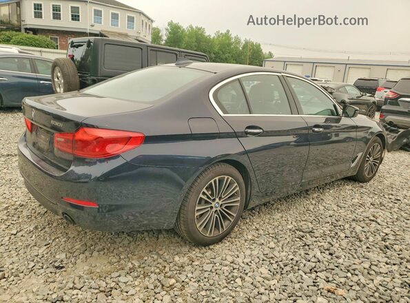 WBAJA7C55JWC75668 2018 BMW 5 SERIES Blue Tył prawy