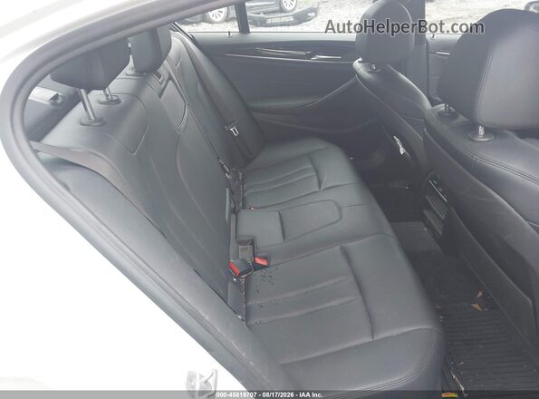 WBAJA7C56JG908573 2018 BMW 5 SERIES White Vista de la etiqueta del VIN