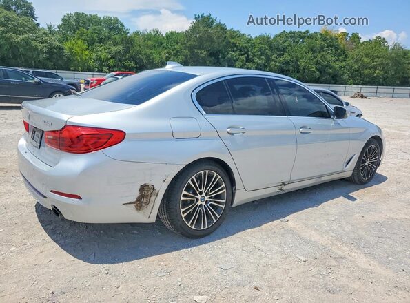 WBAJA7C58KWW47874 2019 BMW 5 SERIES Silver Rear right