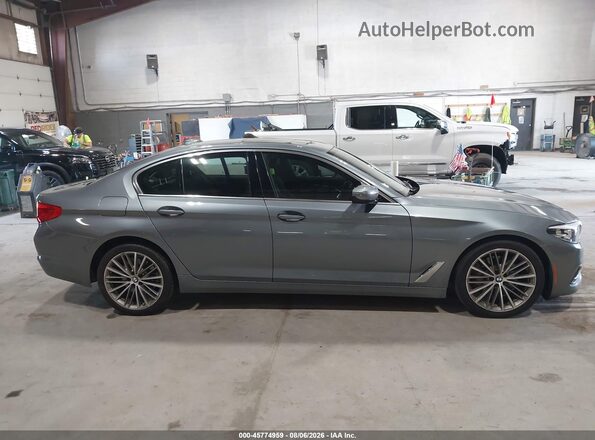 WBAJA7C59KG910691 2019 BMW 5 SERIES Серый Вид задней части салона