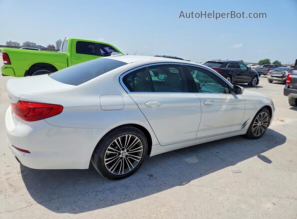 WBAJA7C59KWW17850 2019 BMW 5 SERIES White Trasero derecho