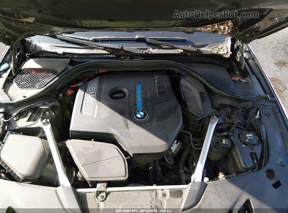 WBAJA9C02LCD44059 2020 BMW 5 SERIES Blue Rear view