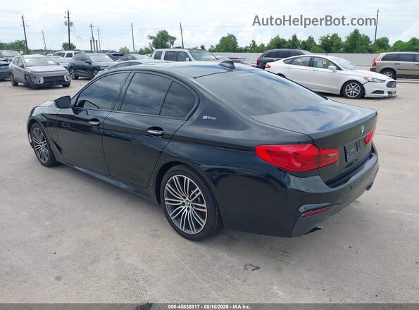WBAJA9C50JG622827 2018 BMW 5 SERIES Black Հետևի ձախ