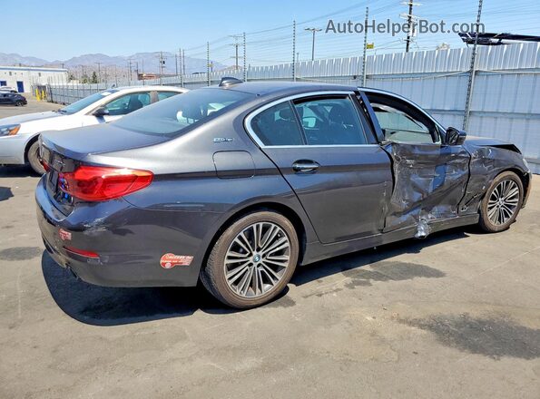 WBAJA9C51JB033542 2018 BMW 5 SERIES Charcoal უკანა მარჯვენა