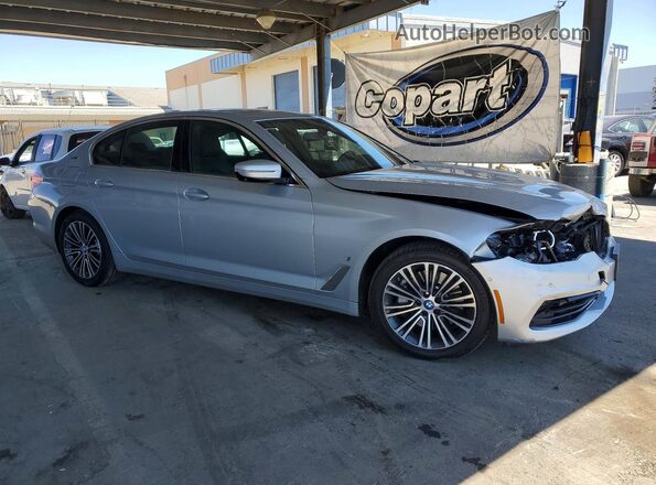 WBAJA9C51KB254768 2019 BMW 5 SERIES Silver Front right