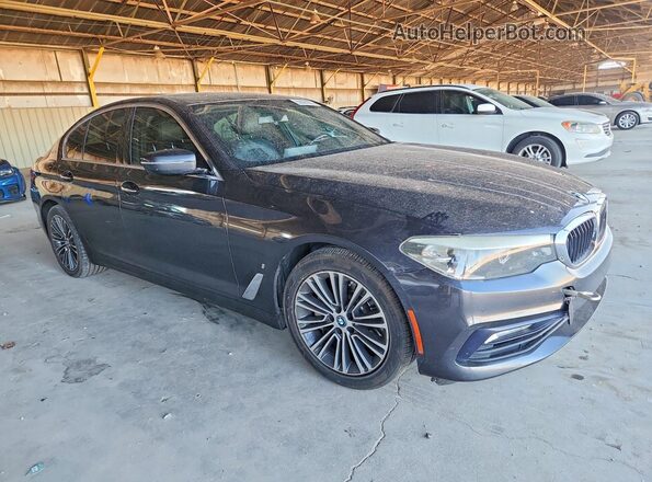 WBAJA9C52JB252784 2018 BMW 5 SERIES Black Առջևի աջ