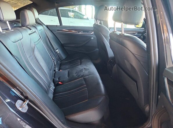 WBAJA9C52JB252784 2018 BMW 5 SERIES Black Հետևի նստատեղերի տեսք