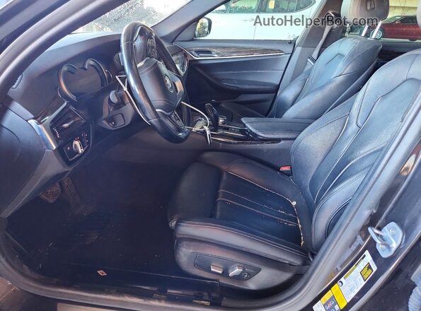 WBAJA9C52JB252784 2018 BMW 5 SERIES Black Սալոնի դիմացի տեսք