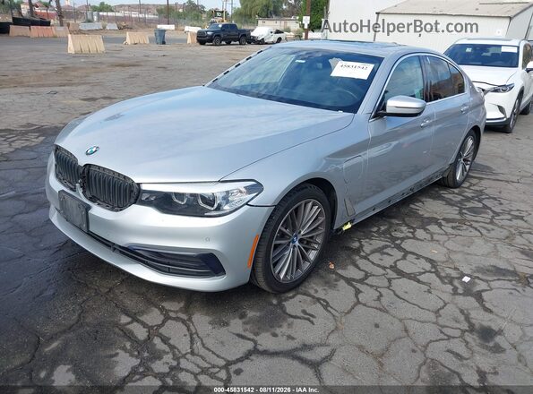 WBAJA9C53KB389430 2019 BMW 5 SERIES Silver Przód lewy