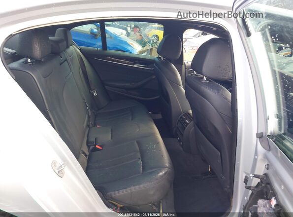 WBAJA9C53KB389430 2019 BMW 5 SERIES Silver Widok naklejki z numerem VIN