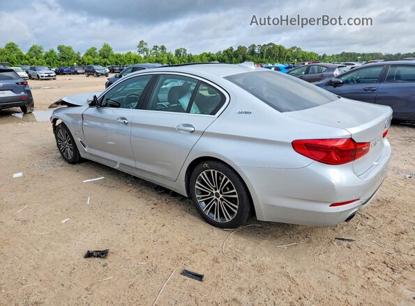 WBAJA9C55KB392894 2019 BMW 5 SERIES Silver Հետևի ձախ