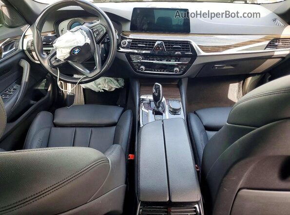 WBAJA9C55KB399635 2019 BMW 5 SERIES White Dashboard view