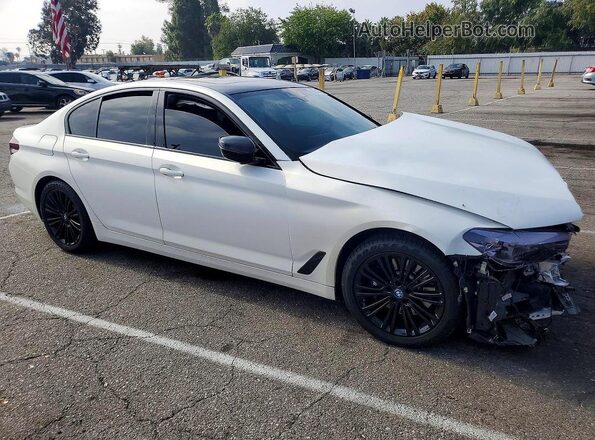 WBAJA9C55KB399635 2019 BMW 5 SERIES White Front right