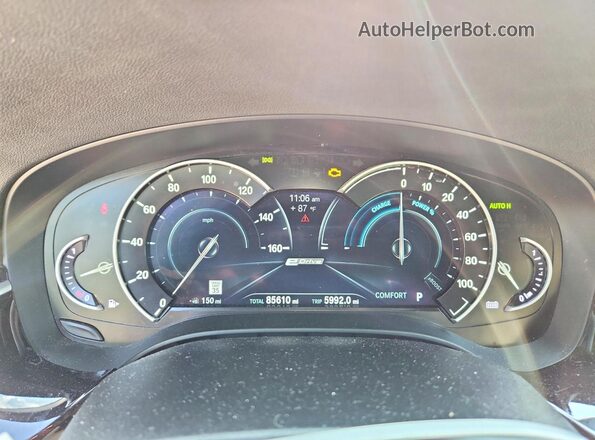 WBAJA9C56JB032726 2018 BMW 5 SERIES Черный Вид щитка приборов