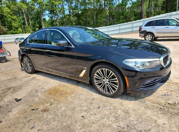 WBAJA9C56JB032726 2018 BMW 5 SERIES Черный Передняя правая четверть