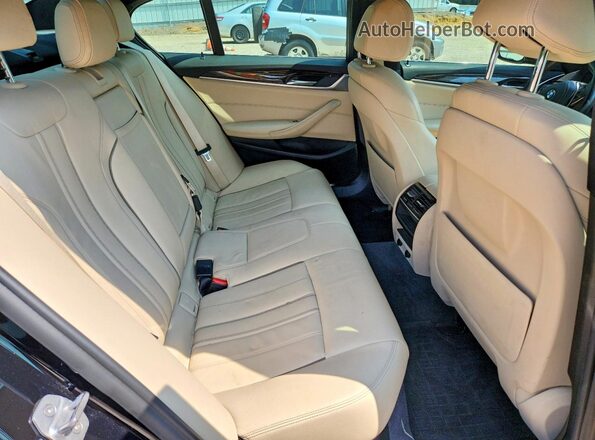 WBAJA9C56JB032726 2018 BMW 5 SERIES Черный Вид задних сидений
