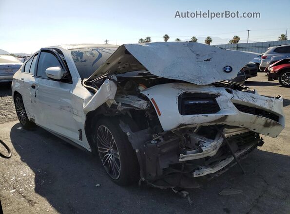 WBAJA9C56KB392905 2019 BMW 5 SERIES White Передня права чверть