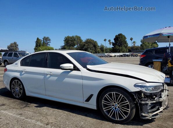 WBAJA9C57JB032668 2018 BMW 5 SERIES White Delantero derecho