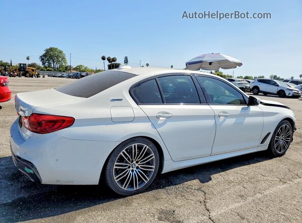 WBAJA9C57JB032668 2018 BMW 5 SERIES White Trasero derecho