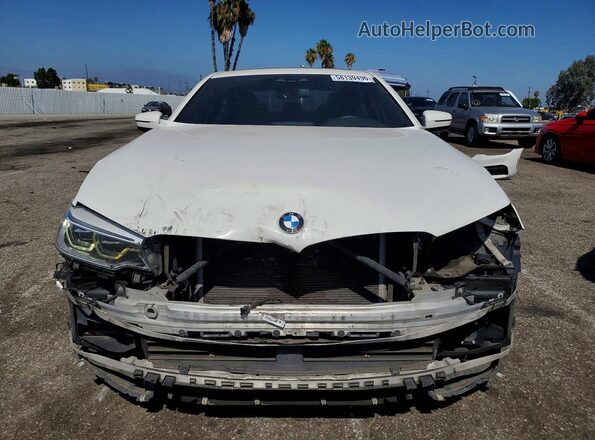 WBAJA9C57JB032668 2018 BMW 5 SERIES White Vista frontal