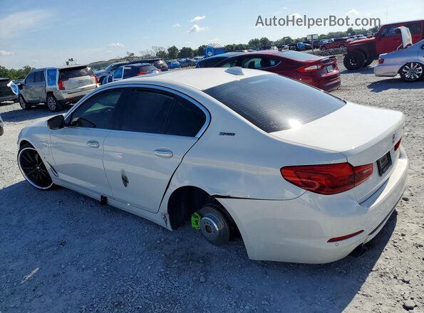 WBAJA9C57JB252537 2018 BMW 5 SERIES White Rear left