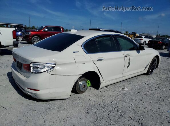 WBAJA9C57JB252537 2018 BMW 5 SERIES White Rear right