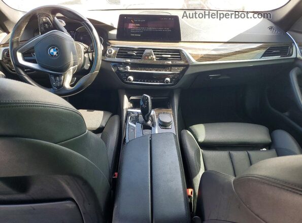 WBAJA9C57JB252537 2018 BMW 5 SERIES White Dashboard view