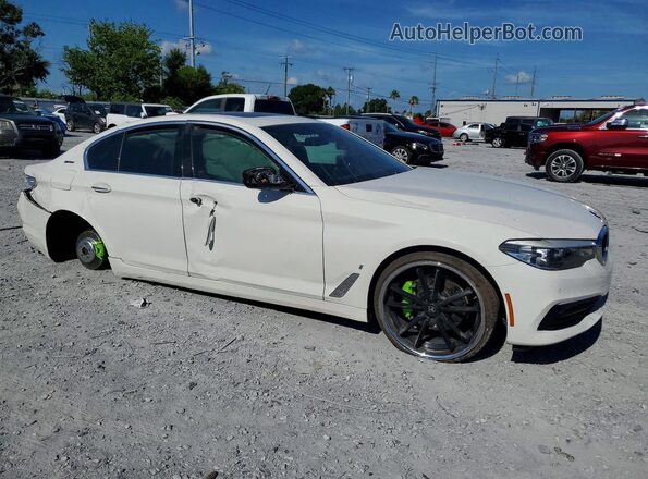 WBAJA9C57JB252537 2018 BMW 5 SERIES White Front right