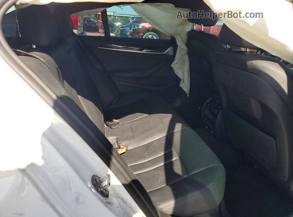 WBAJA9C57JB252537 2018 BMW 5 SERIES White Rear seats view