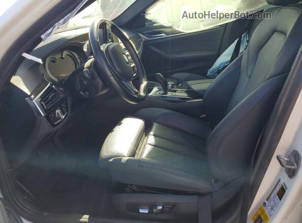 WBAJA9C57JB252537 2018 BMW 5 SERIES White Front interior view