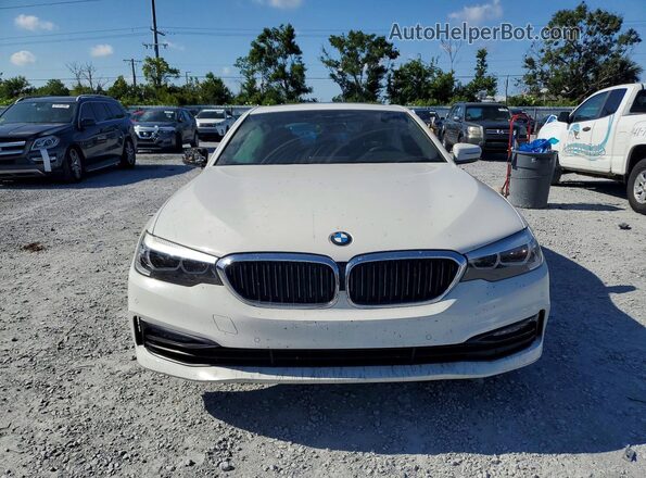 WBAJA9C57JB252537 2018 BMW 5 SERIES White Front view