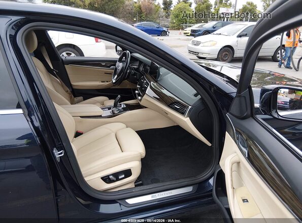 WBAJA9C57KB254354 2019 BMW 5 SERIES Blue წინა სალონის ხედი