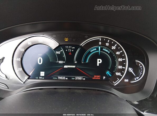 WBAJA9C57KB254354 2019 BMW 5 SERIES Blue უკანა სავარძლების ხედი