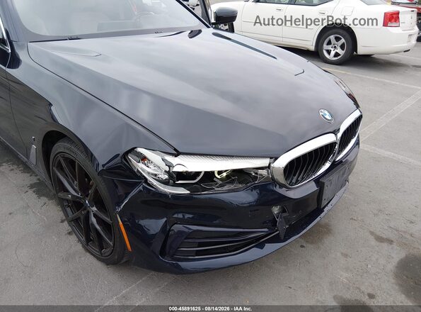WBAJA9C57KB254354 2019 BMW 5 SERIES Blue წინა ხედი