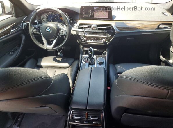 WBAJA9C58KB399127 2019 BMW 5 SERIES White ხელსაწყოთა პანელის ხედი