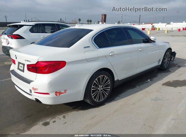 WBAJA9C59JB250031 2018 BMW 5 SERIES Белый Задняя правая четверть