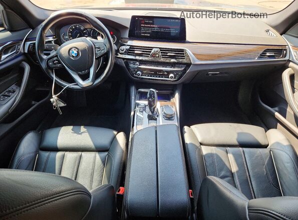WBAJB1C52KB375162 2019 BMW 5 SERIES Gray Առջևի վահանակի տեսք