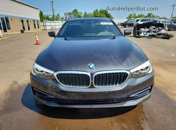 WBAJB1C52KB375162 2019 BMW 5 SERIES Gray Դիմացի տեսք