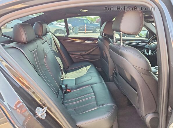 WBAJB1C52KB375162 2019 BMW 5 SERIES Gray Հետևի նստատեղերի տեսք