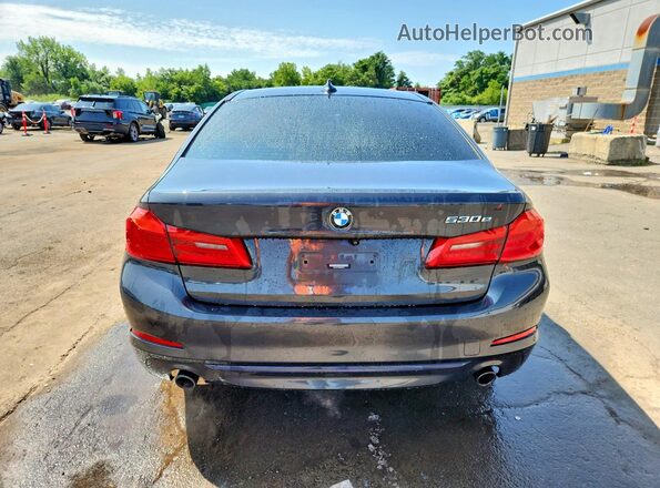 WBAJB1C52KB375162 2019 BMW 5 SERIES Gray Հետևի տեսք