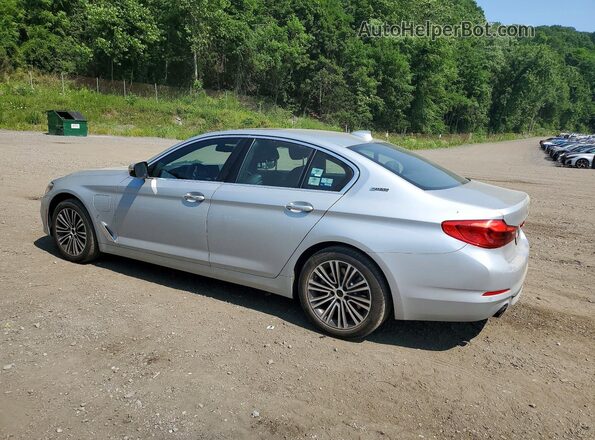 WBAJB1C53JB085253 2018 BMW 5 SERIES Silver Tył lewy