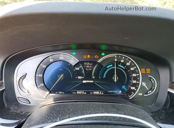 WBAJB1C53JB085253 2018 BMW 5 SERIES Silver Widok zestawu wskaźników