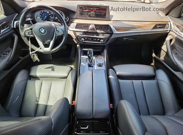WBAJB1C57JB085188 2018 BMW 5 SERIES Gray Սալոնի հետևի տեսք