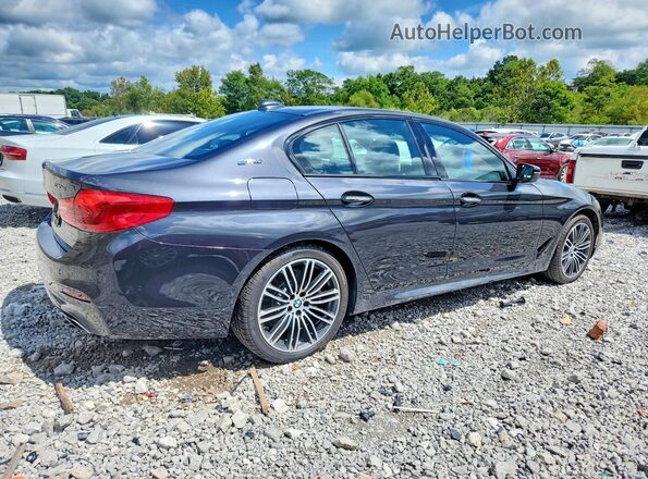 WBAJB1C58JB374872 2018 BMW 5 SERIES Серый Задняя правая четверть