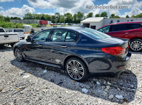 WBAJB1C58JB374872 2018 BMW 5 SERIES Серый Задняя левая четверть