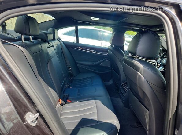 WBAJB1C58JB374872 2018 BMW 5 SERIES Серый Вид задних сидений