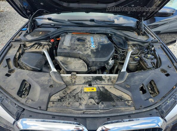 WBAJB1C58JB374872 2018 BMW 5 SERIES Серый Вид задней части салона