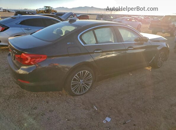WBAJB1C59JB084611 2018 BMW 5 SERIES Black Հետևի աջ
