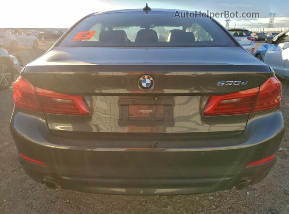 WBAJB1C59JB084611 2018 BMW 5 SERIES Black Հետևի տեսք